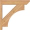 Ekena Millwork Westlake Slat Smooth Outlooker, Western Red Cedar, 5 1/2"W x 24"D x 24"H OUT06X24X24WTL06SWR - alternate 3